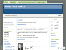 Tablet Screenshot of joycepenner.wordpress.com