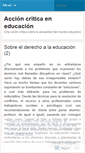 Mobile Screenshot of educaccioncritica.wordpress.com