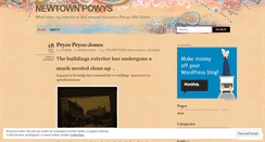 Desktop Screenshot of newtownpowys.wordpress.com