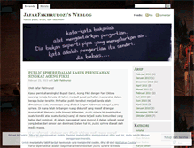 Tablet Screenshot of kawanmalaka.wordpress.com