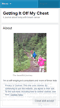 Mobile Screenshot of gettingitoffmychest2.wordpress.com
