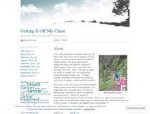 Tablet Screenshot of gettingitoffmychest2.wordpress.com