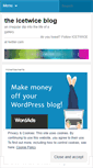Mobile Screenshot of icetwice.wordpress.com