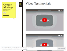 Tablet Screenshot of oregonmoringa.wordpress.com