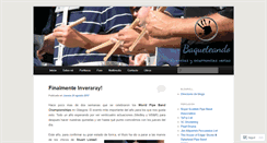 Desktop Screenshot of baqueteando.wordpress.com