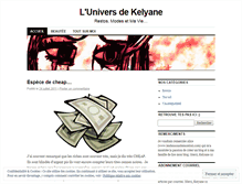 Tablet Screenshot of luniversdekelyane.wordpress.com