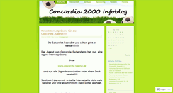 Desktop Screenshot of concordia2000.wordpress.com