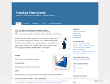 Tablet Screenshot of fundusz.wordpress.com