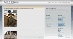 Desktop Screenshot of jirehjetaime.wordpress.com
