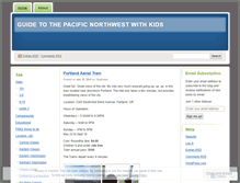 Tablet Screenshot of pacnwkids.wordpress.com
