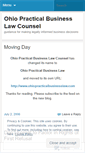 Mobile Screenshot of ohiopracticalbuslaw.wordpress.com