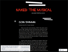 Tablet Screenshot of nakedthemusical.wordpress.com