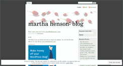 Desktop Screenshot of marthasadie.wordpress.com