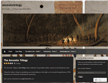 Tablet Screenshot of ancestortrilogy.wordpress.com