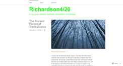 Desktop Screenshot of 420richardson.wordpress.com