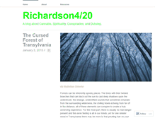 Tablet Screenshot of 420richardson.wordpress.com