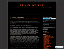 Tablet Screenshot of brainofjay.wordpress.com