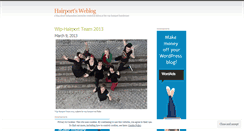 Desktop Screenshot of hairport.wordpress.com