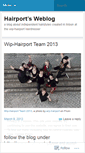 Mobile Screenshot of hairport.wordpress.com