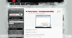 Desktop Screenshot of freeapp2u.wordpress.com