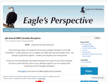 Tablet Screenshot of eaglesperspective.wordpress.com