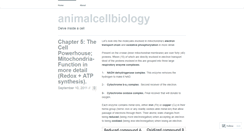 Desktop Screenshot of animalcellbiology.wordpress.com