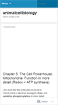 Mobile Screenshot of animalcellbiology.wordpress.com