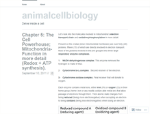 Tablet Screenshot of animalcellbiology.wordpress.com