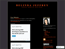 Tablet Screenshot of belindajeffrey.wordpress.com