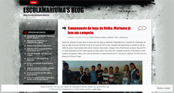 Desktop Screenshot of escolamariuma.wordpress.com