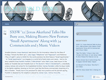 Tablet Screenshot of filmworldnews.wordpress.com