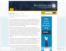 Tablet Screenshot of mysticastrologers.wordpress.com