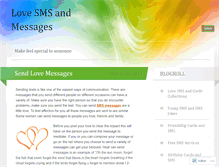 Tablet Screenshot of lovesmsquotes.wordpress.com