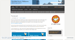 Desktop Screenshot of melbournecbf.wordpress.com