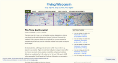 Desktop Screenshot of flyingwisconsin.wordpress.com