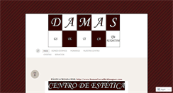 Desktop Screenshot of damasestetica.wordpress.com