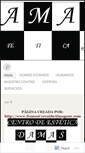 Mobile Screenshot of damasestetica.wordpress.com