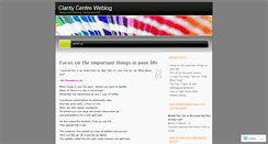 Desktop Screenshot of claritycentre.wordpress.com