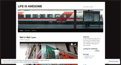 Desktop Screenshot of lifeisawesomeblog.wordpress.com