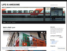 Tablet Screenshot of lifeisawesomeblog.wordpress.com