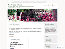 Tablet Screenshot of annsopendoor.wordpress.com