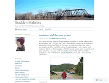 Tablet Screenshot of gracklesmalarkey.wordpress.com