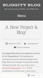 Mobile Screenshot of bliggityblog.wordpress.com