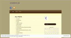 Desktop Screenshot of mariospi.wordpress.com