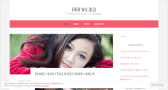 Desktop Screenshot of fariwu.wordpress.com