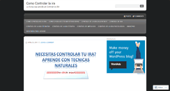 Desktop Screenshot of comocontrolarlaira.wordpress.com