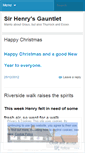 Mobile Screenshot of henrysgauntlet.wordpress.com