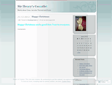 Tablet Screenshot of henrysgauntlet.wordpress.com