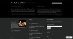 Desktop Screenshot of calabriataste.wordpress.com