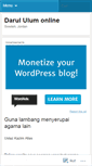 Mobile Screenshot of darululumonline.wordpress.com